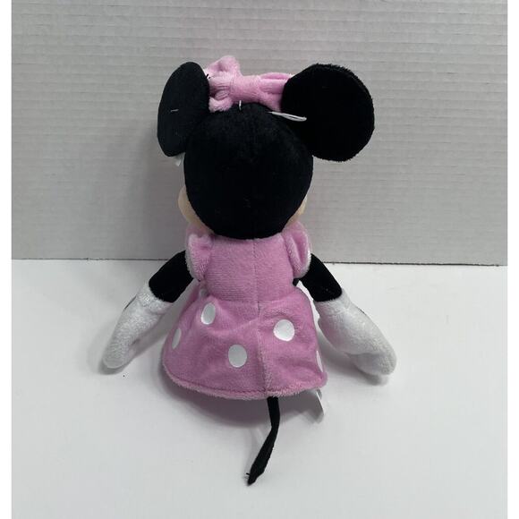 Disney Junior Minnie Mouse Plush Pink Dress Stuffed Toy 12” - Picture 2 of 4